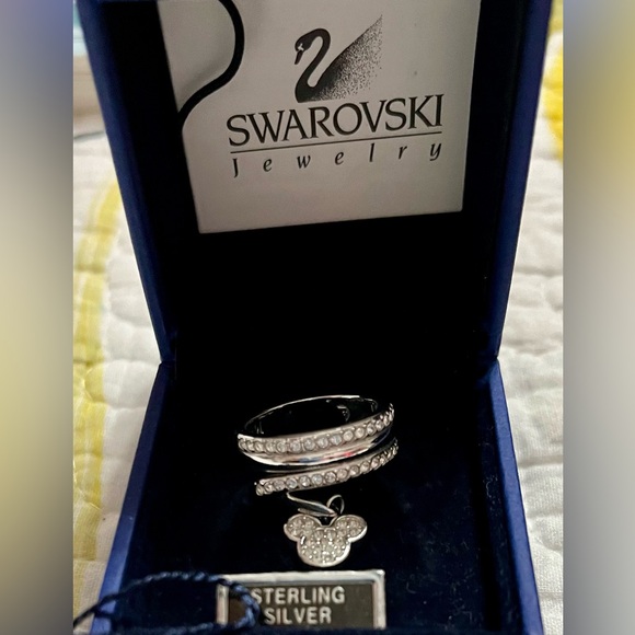 SWAROVSKI Crystal Circular Drop, Pierced Earrings - Picture 8 of 8